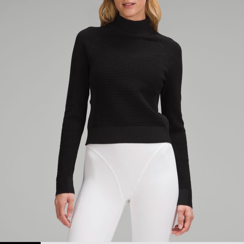 Lululemon Mixed Rib-Knit Crewneck Sweater